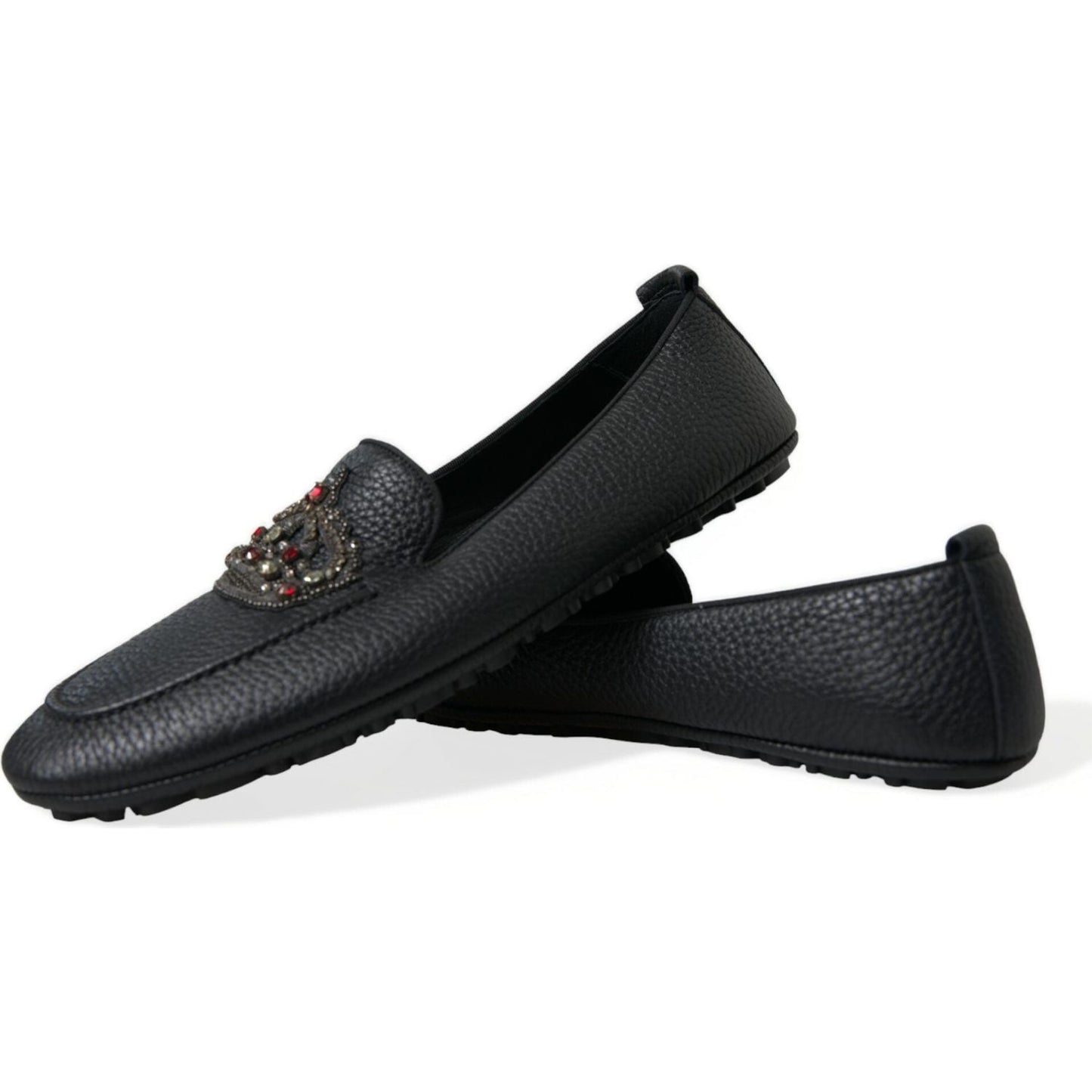 Dolce & Gabbana Dazzling Crystal-Embellished Loafers Dolce & Gabbana