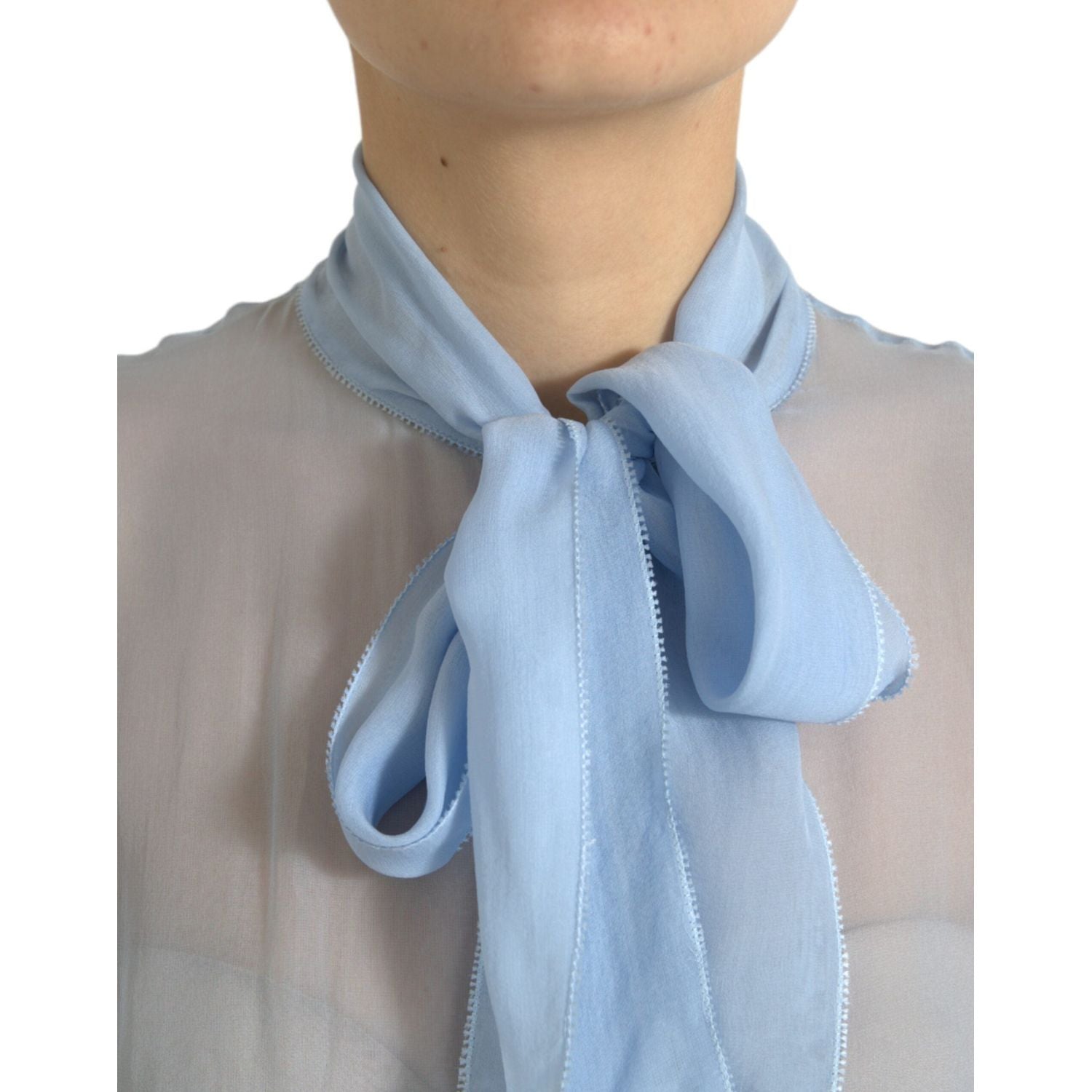 优雅真丝长袖衬衫