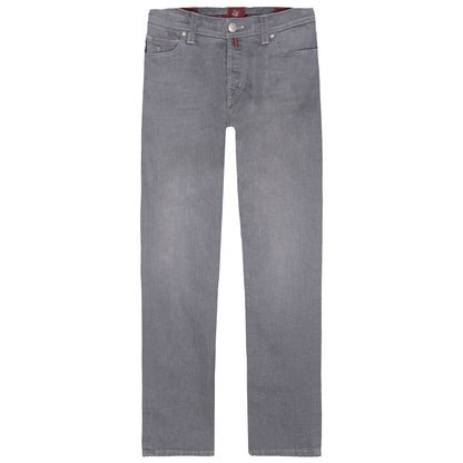 Tramarossa Gray Cotton Men Jeans