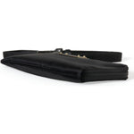 Dolce & Gabbana Black Nylon Logo Plaque Keyring Pouch Clutch Bag