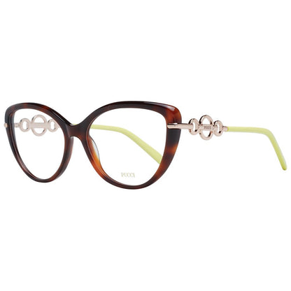 Emilio Pucci Brown Women Glasses Frame