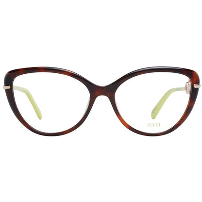 Emilio Pucci Brown Women Glasses Frame