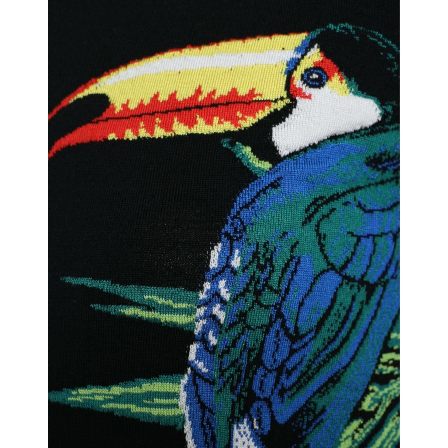 优雅羊毛丝绸印花开衫