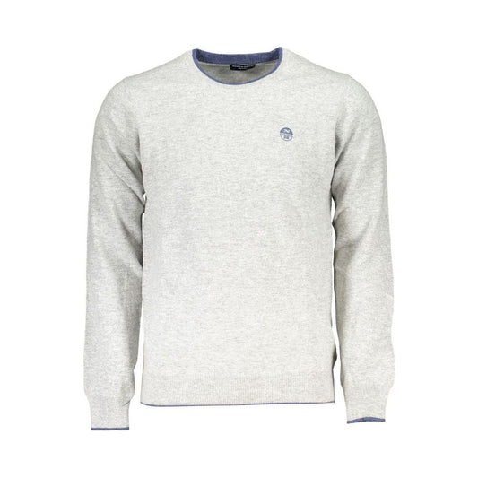 North Sails Gray Polyamide Men Sweater North Sails