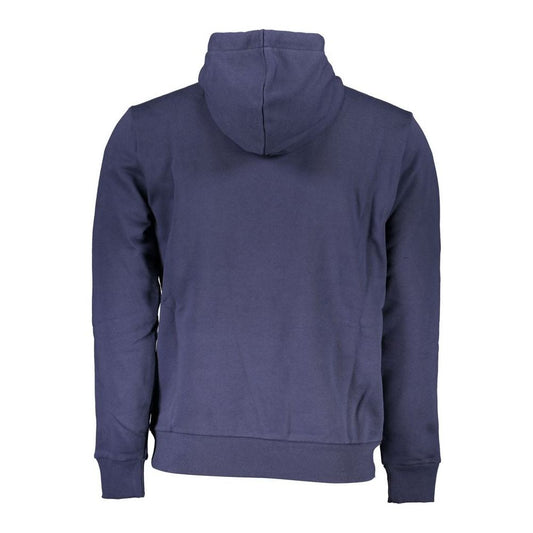 North Sails Eco-Conscious Blue Hoodie with Contrast Detail North Sails