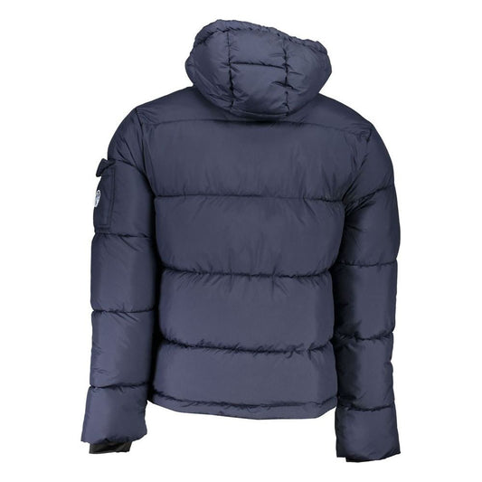 North Sails Eco-Conscious Blue Jacket with Removable Hood North Sails