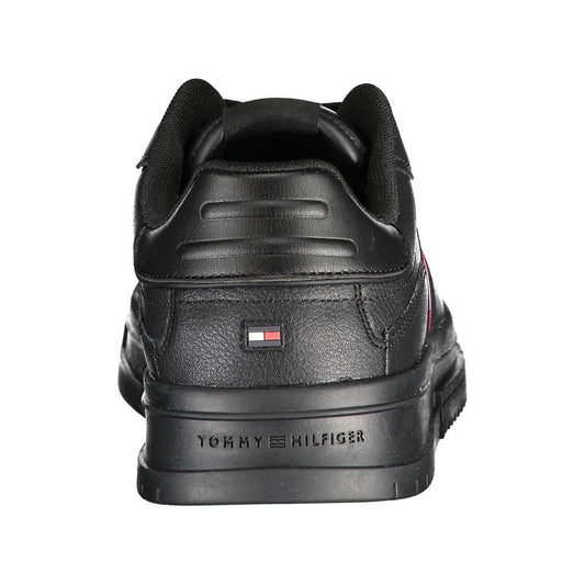 Tommy Hilfiger Sporty Lace-Up Sneakers with Contrast Embroidery Tommy Hilfiger