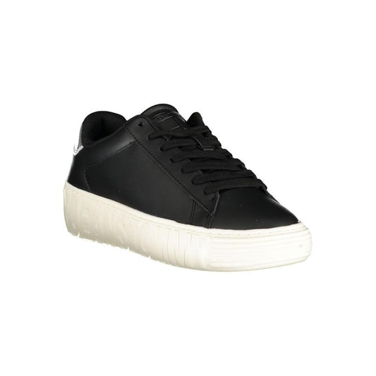 Tommy Hilfiger Elegant Lace-Up Sneakers with Contrast Details Tommy Hilfiger