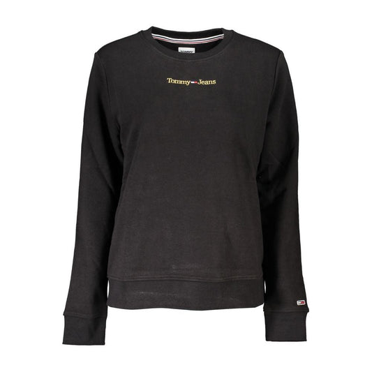 Tommy Hilfiger Elegant Long Sleeve Sweatshirt in Black Tommy Hilfiger