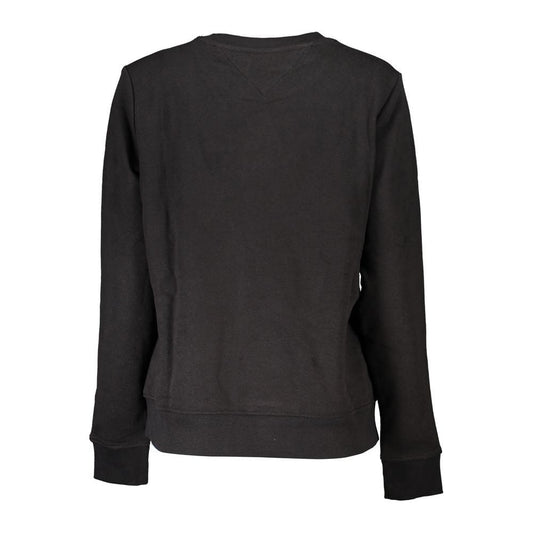 Tommy Hilfiger Elegant Long Sleeve Sweatshirt in Black Tommy Hilfiger