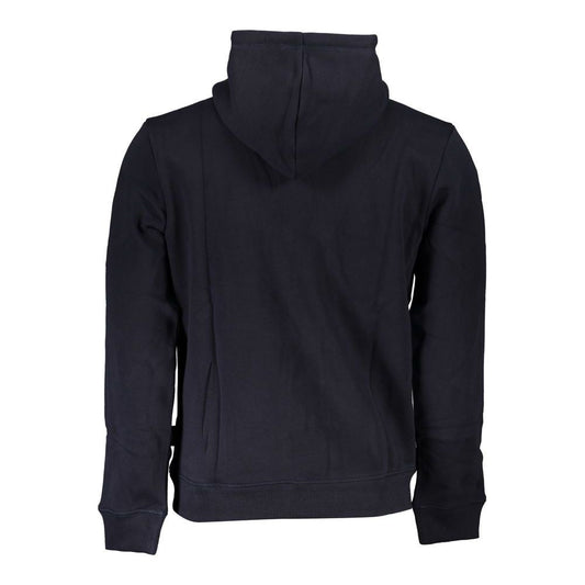 Napapijri Cozy Blue Fleece Hooded Sweatshirt Napapijri