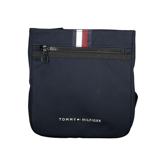 Tommy Hilfiger Chic Blue Shoulder Bag with Contrasting Details Tommy Hilfiger