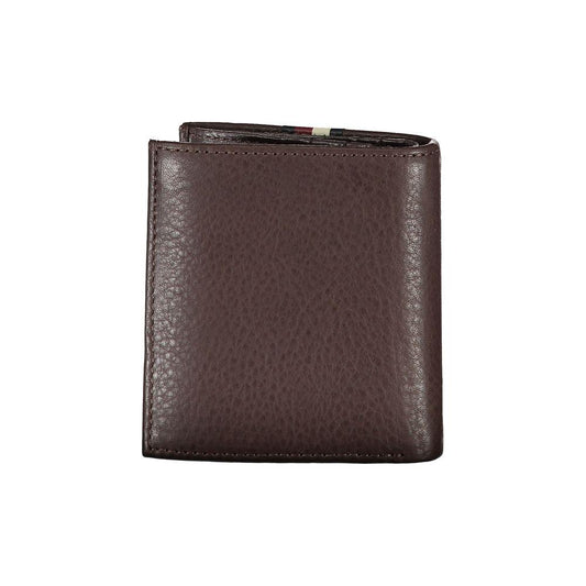 Tommy Hilfiger Elegant Brown Leather Bi-Fold Wallet Tommy Hilfiger