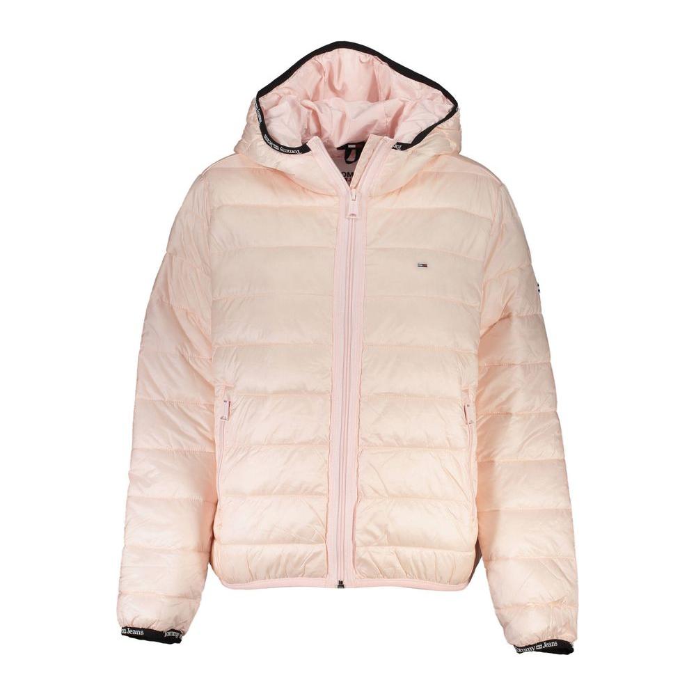 Tommy Hilfiger Chic Recycled Polyester Pink Jacket Tommy Hilfiger