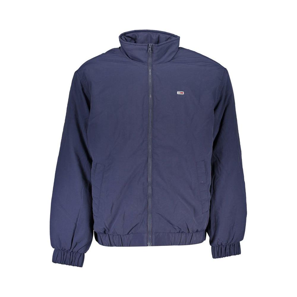 Tommy Hilfiger Sleek Recycled Nylon Blue Jacket Tommy Hilfiger