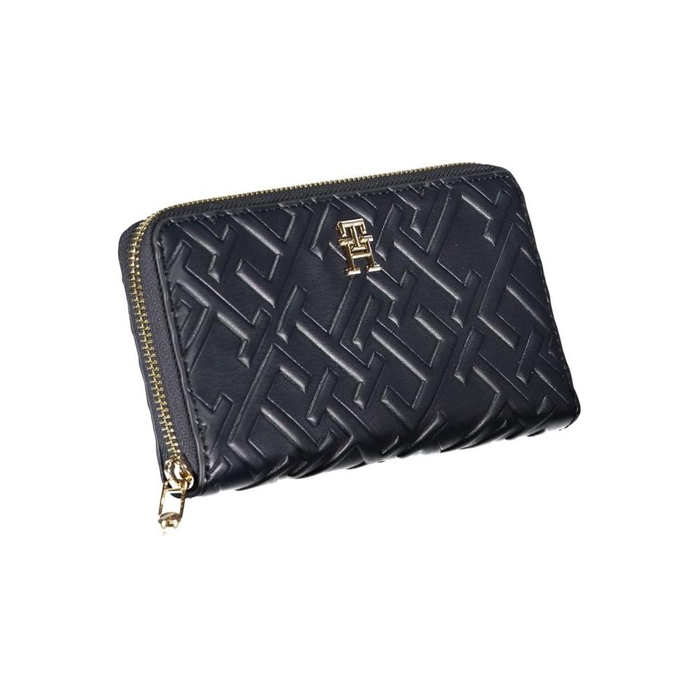 Tommy Hilfiger Elegant Blue Tri-Compartment Wallet Tommy Hilfiger