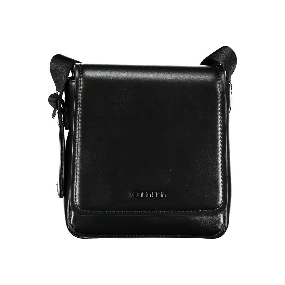 Calvin Klein Sleek Black Shoulder Bag with Logo Detail Calvin Klein