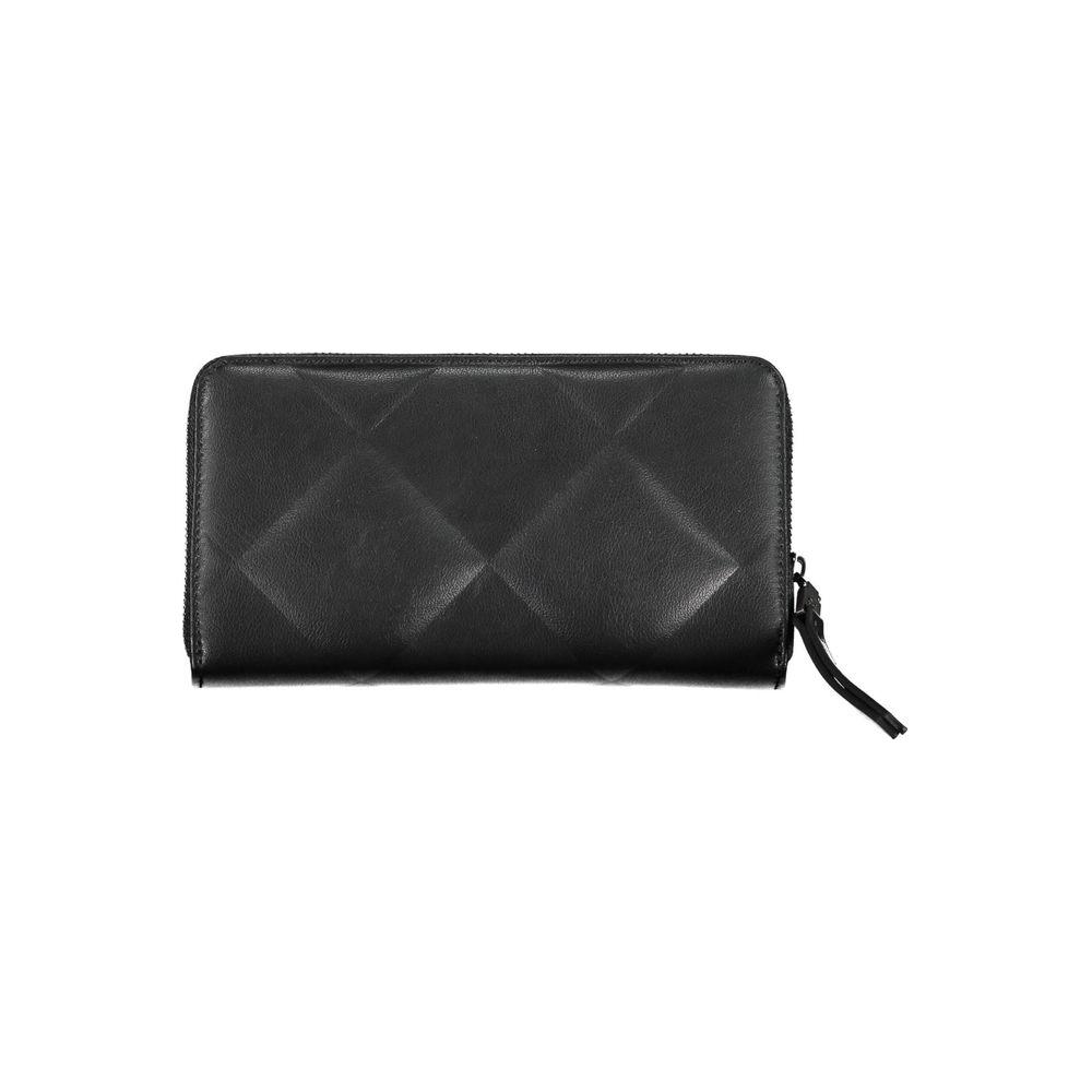 Calvin Klein Sleek Black RFID Blocking Wallet with Logo Calvin Klein