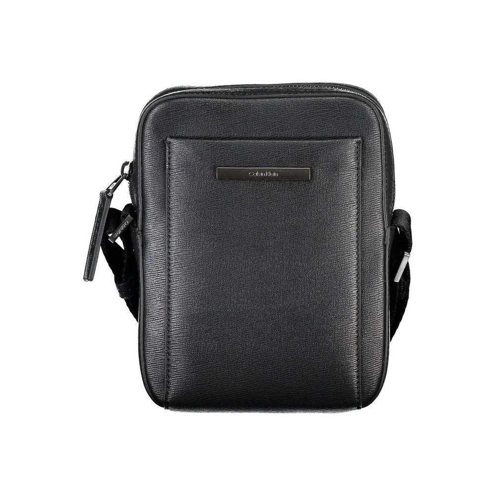 Calvin Klein Elegant Black Shoulder Bag with Sleek Detailing Calvin Klein