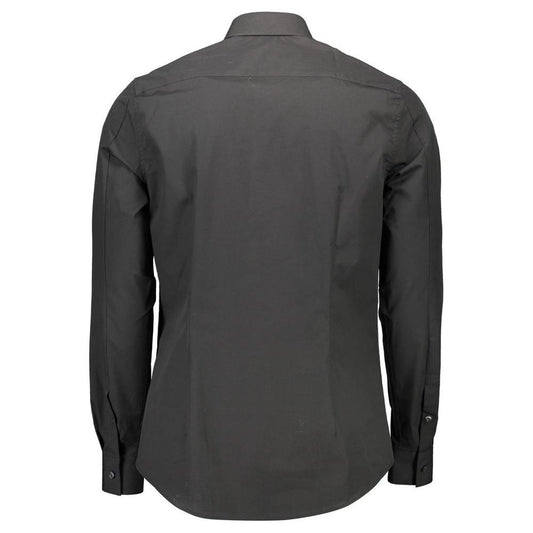 Calvin Klein Sleek Slim Fit Long Sleeve Italian Collar Shirt Calvin Klein