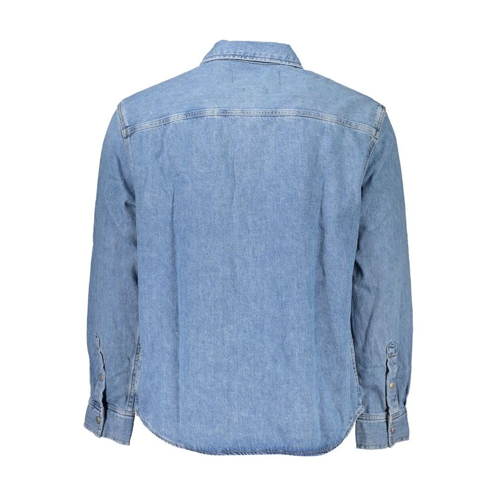 Calvin Klein Sophisticated Light Blue Denim Shirt Calvin Klein