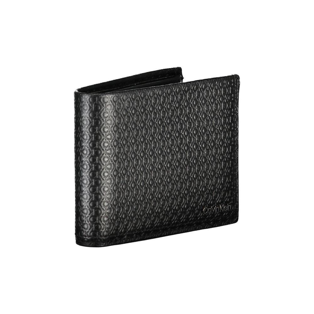 Calvin Klein Sleek Black Leather Bifold Wallet with RFID Block Calvin Klein