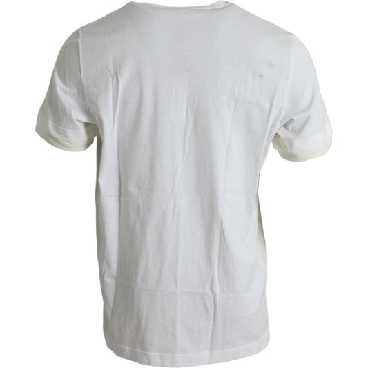 Dolce & Gabbana Elegant White Crew Neck Cotton Tee Dolce & Gabbana