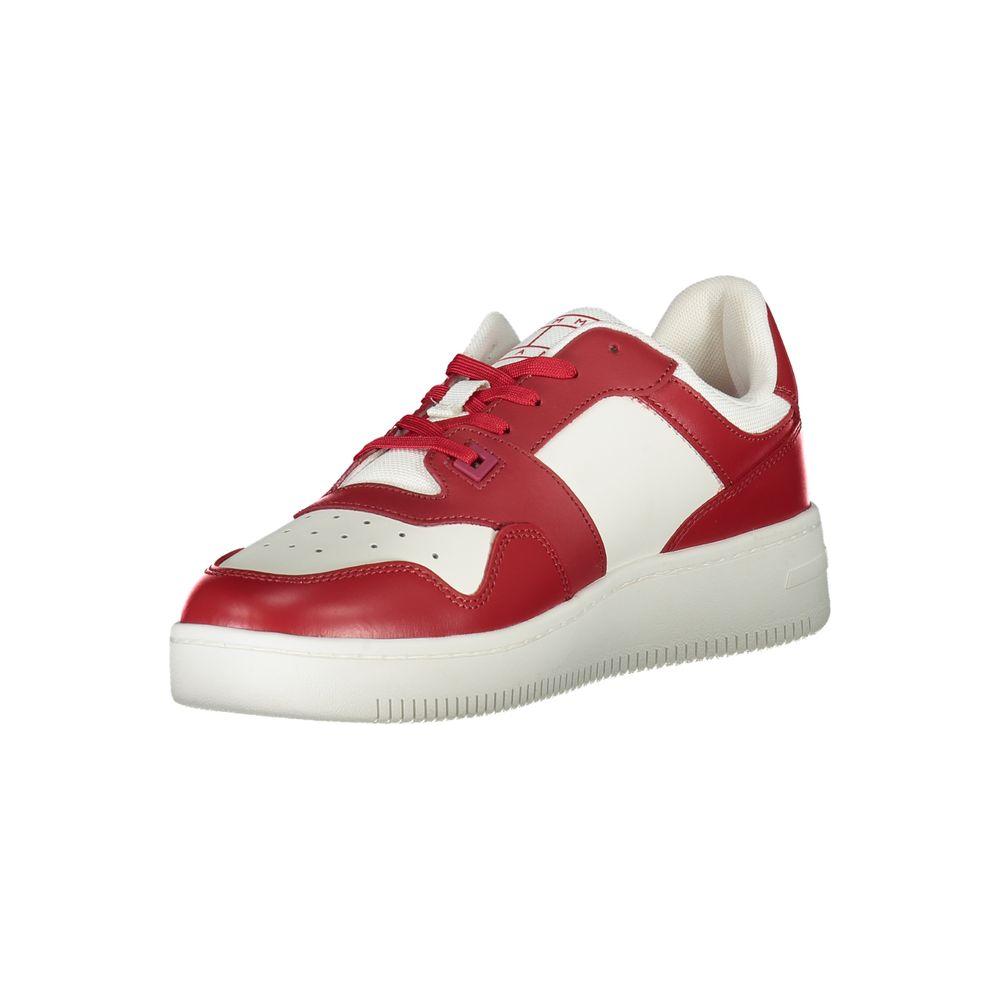 Tommy Hilfiger Pink Leather Men Sneaker Tommy Hilfiger