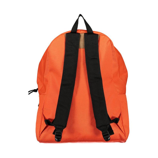 Napapijri Eco-Chic Orange Backpack with Logo Design Napapijri