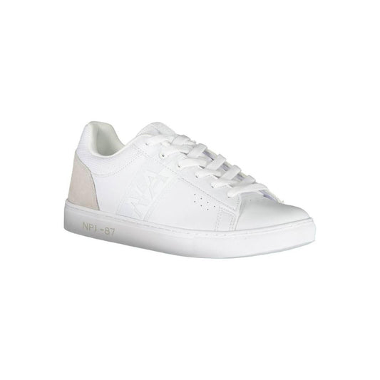 Napapijri Elegant White Sneakers with Contrasting Details Napapijri