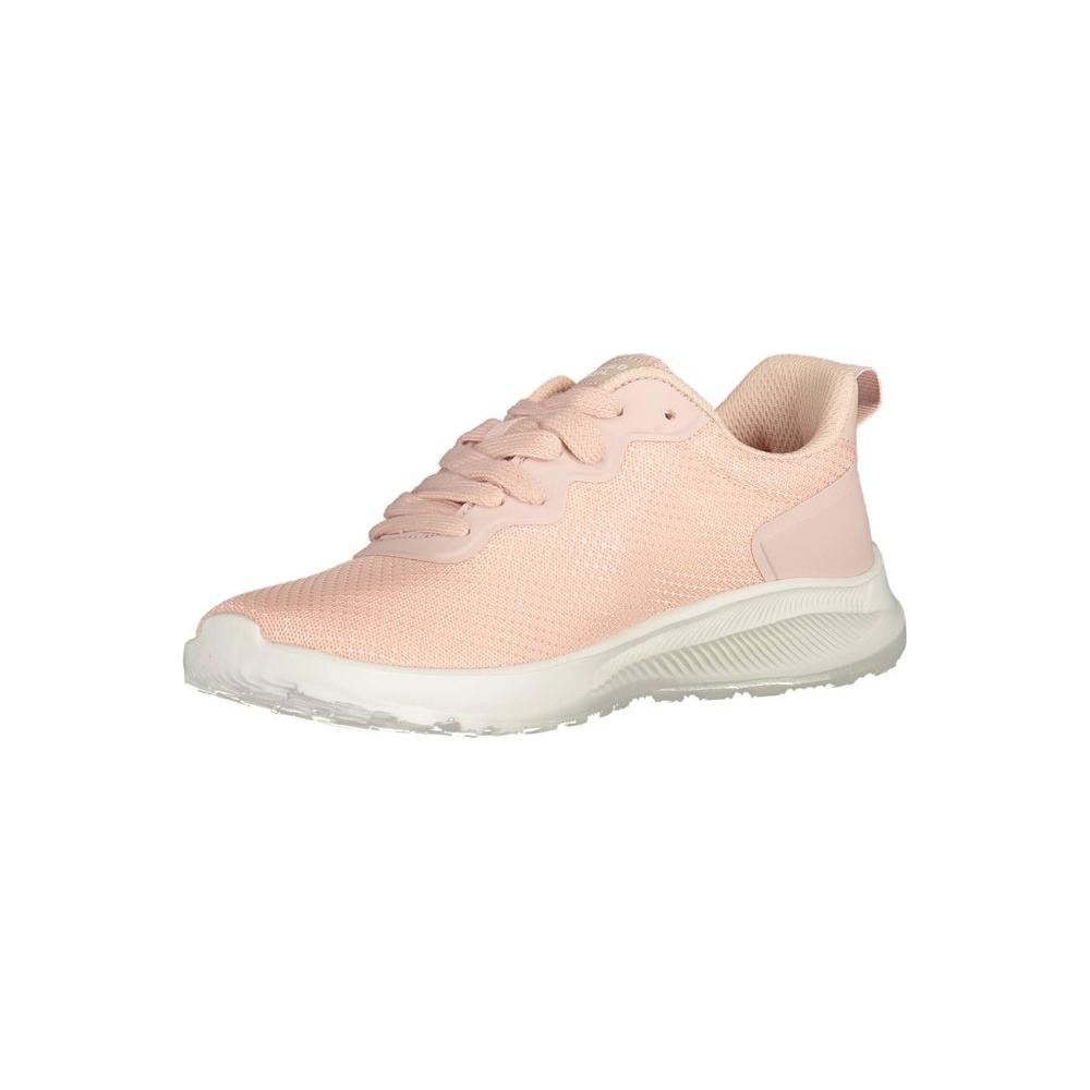 U.S. POLO ASSN. Chic Pink Lace-Up Sneakers with Contrasting Details U.S. POLO ASSN.