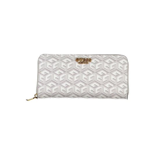 Guess Jeans Chic White Multi-Compartment Wallet Guess Jeans