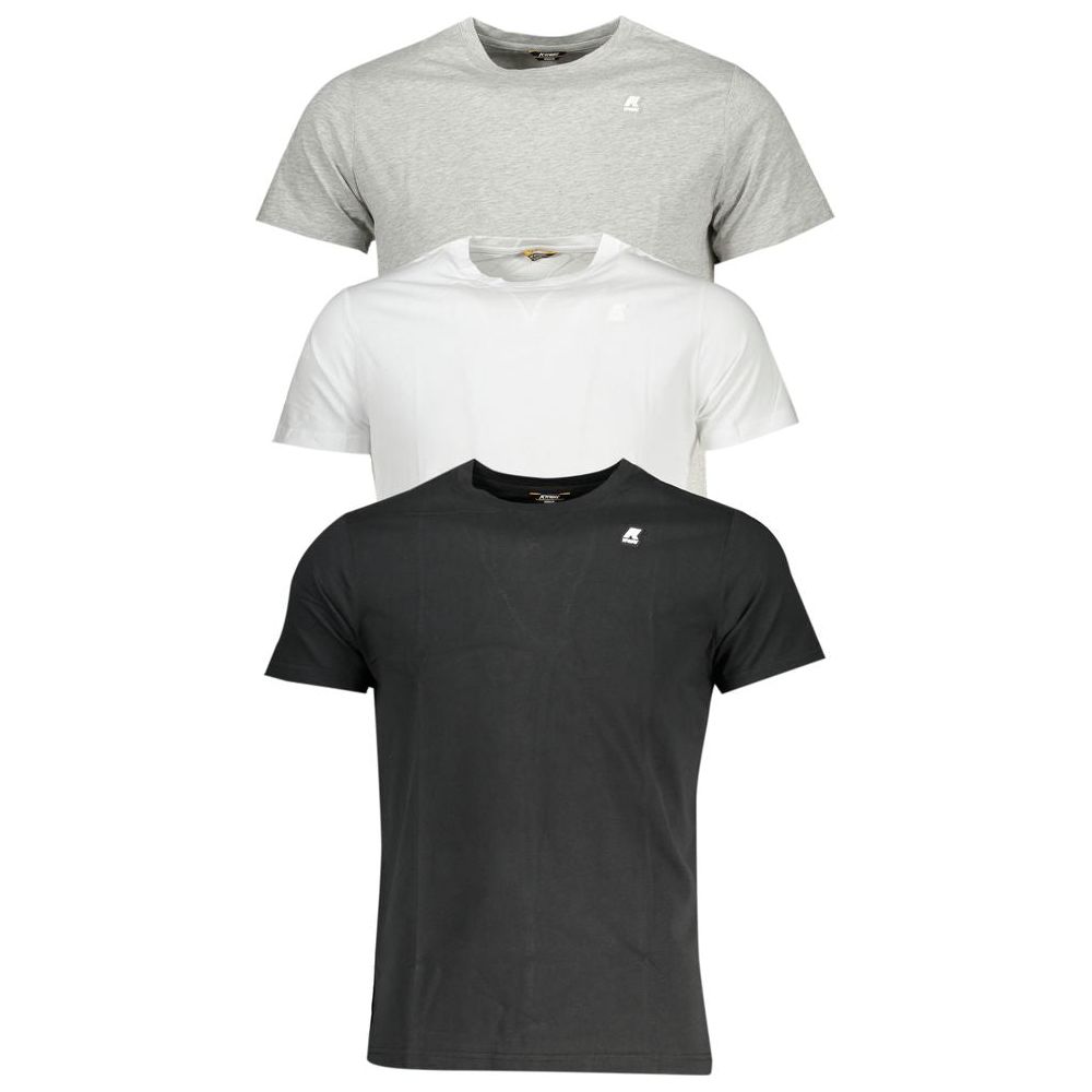 K-WAY Elegant Trio Pack of Crew Neck T-Shirts K-WAY