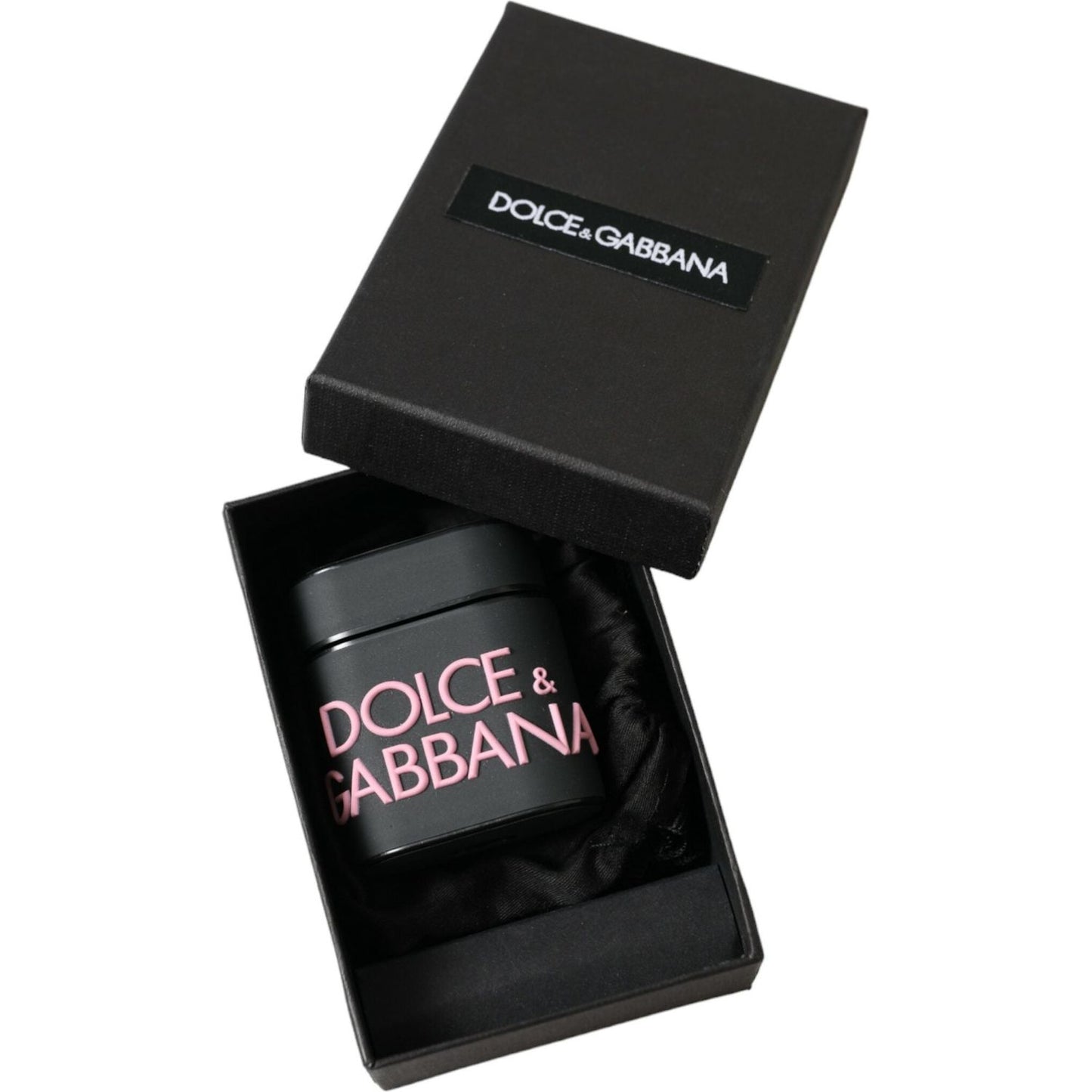 Dolce & Gabbana Elegant Dual-Tone Leather Airpods Case Dolce & Gabbana