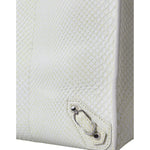 Balenciaga White Yellow Exotic Skin Leather Shopping Tote PAPIER Bag