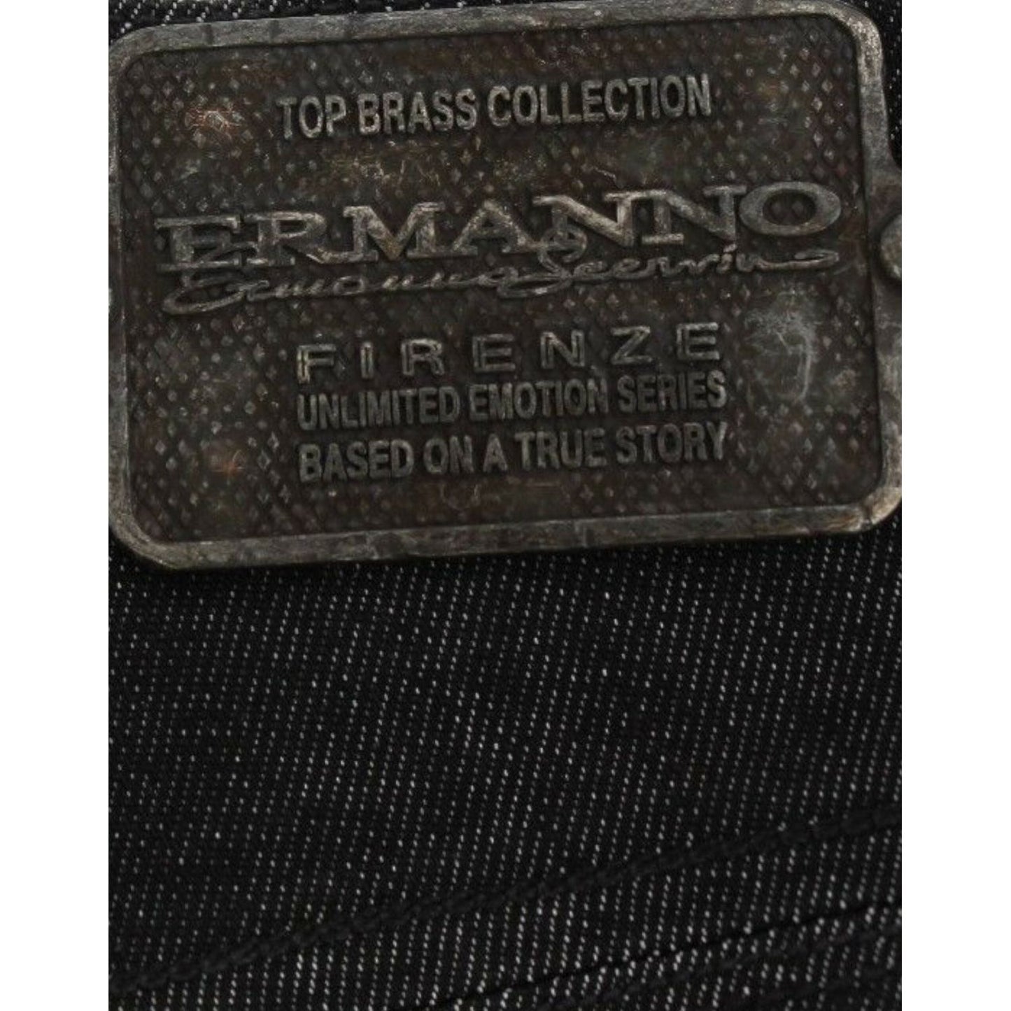 Ermanno Scervino Black Slim Jeans Denim Pants Skinny Leg Stretch Jeans & Pants