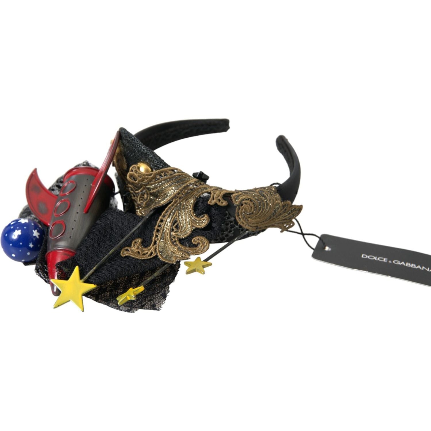 多色导弹火箭水晶星星头带王冠