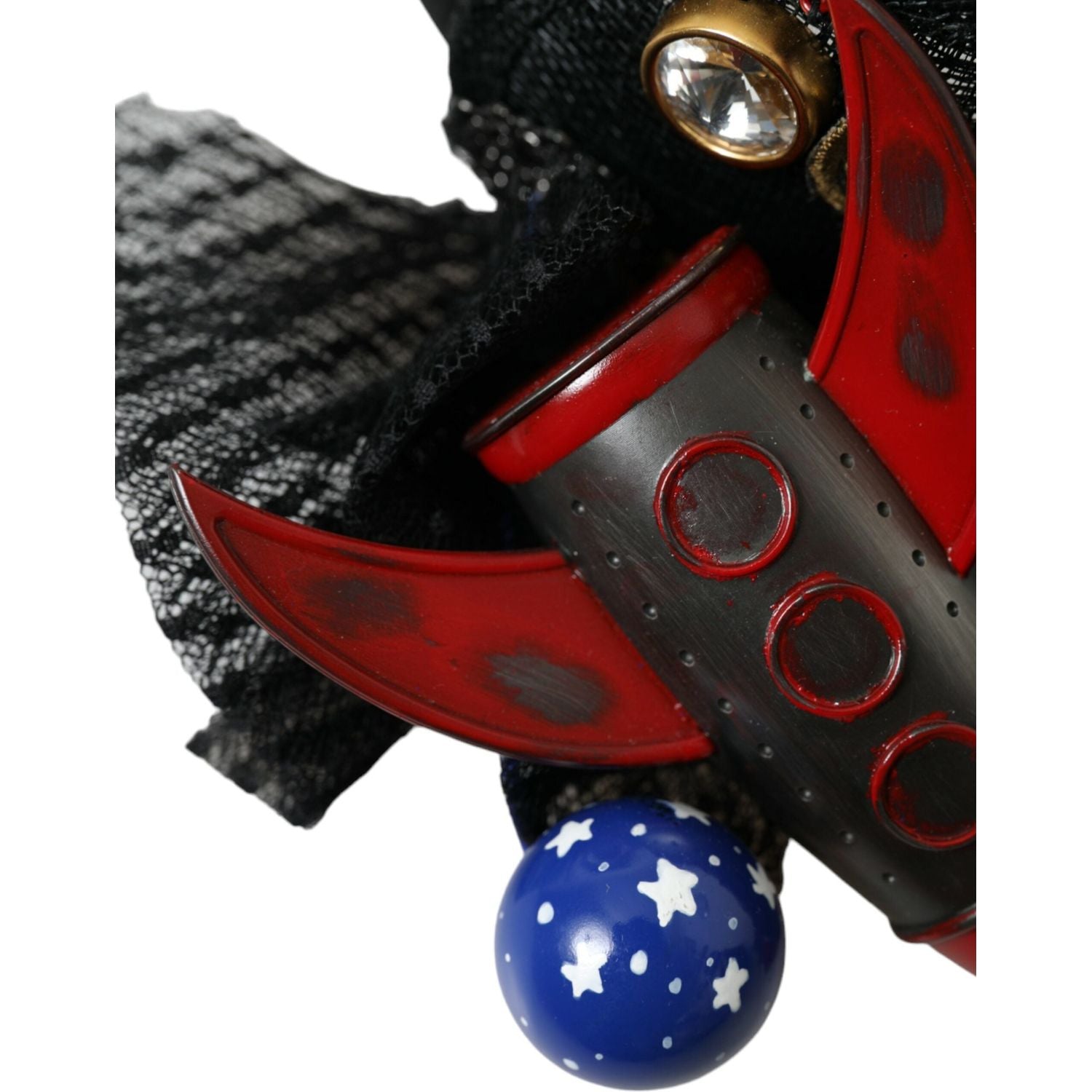 多色导弹火箭水晶星星头带王冠