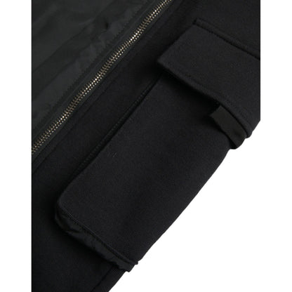 Dolce & Gabbana Black Cotton Blend Skinny Pants