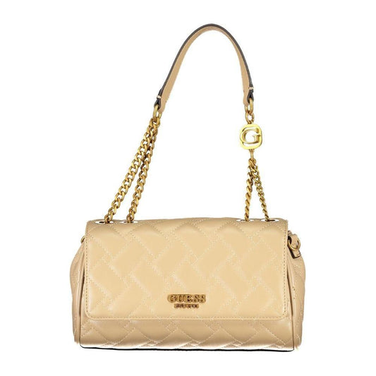 Guess Jeans Beige Polyethylene Handbag Guess Jeans