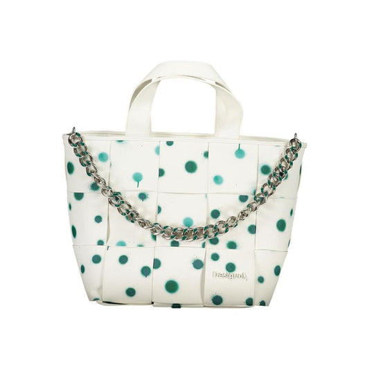 Desigual White Polyethylene Handbag Desigual