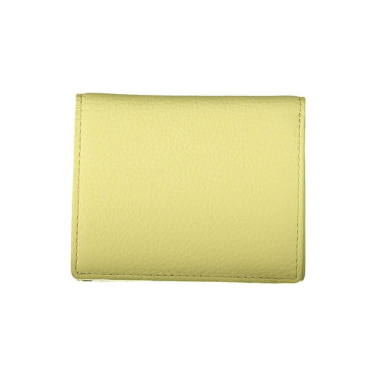 Coccinelle Yellow Leather Wallet Coccinelle