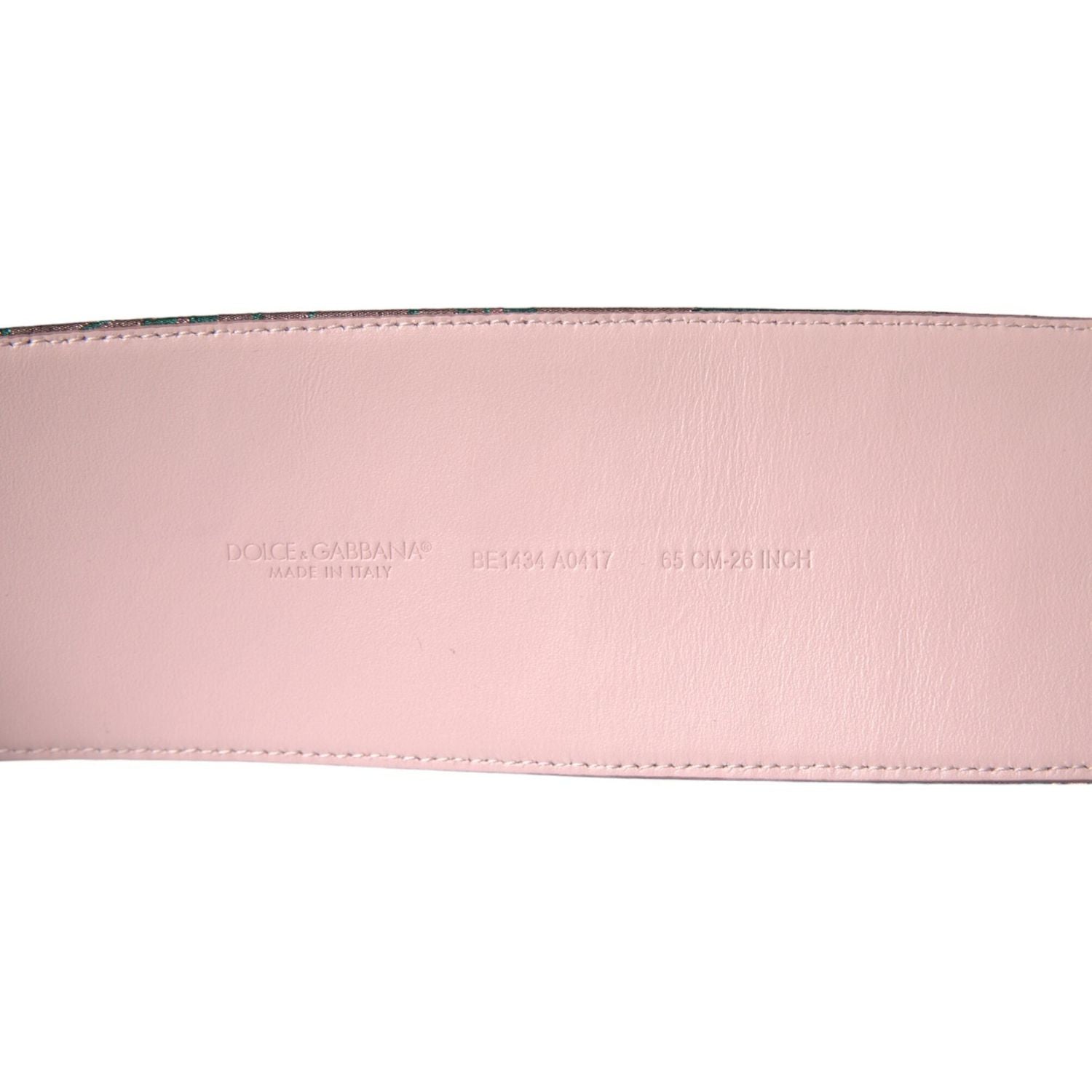 多色花卉提花卢勒克斯金扣腰带