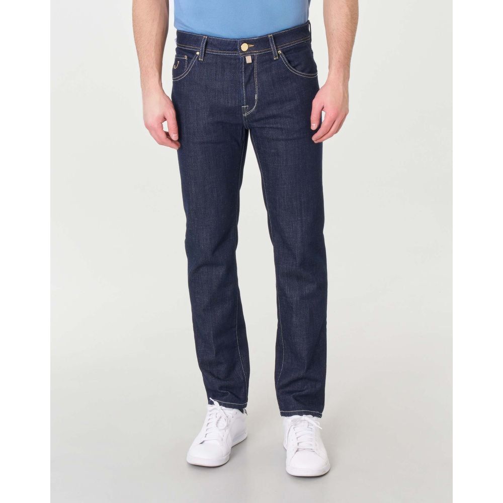 Jacob Cohen Blue Cotton Jeans & Pant Jacob Cohen