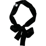 Dolce & Gabbana Black Viscose Wide Waist Women Belt