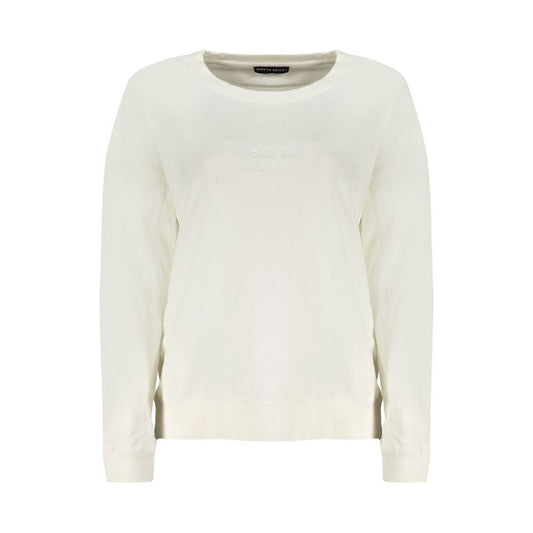 North Sails White Cotton Sweater North Sails