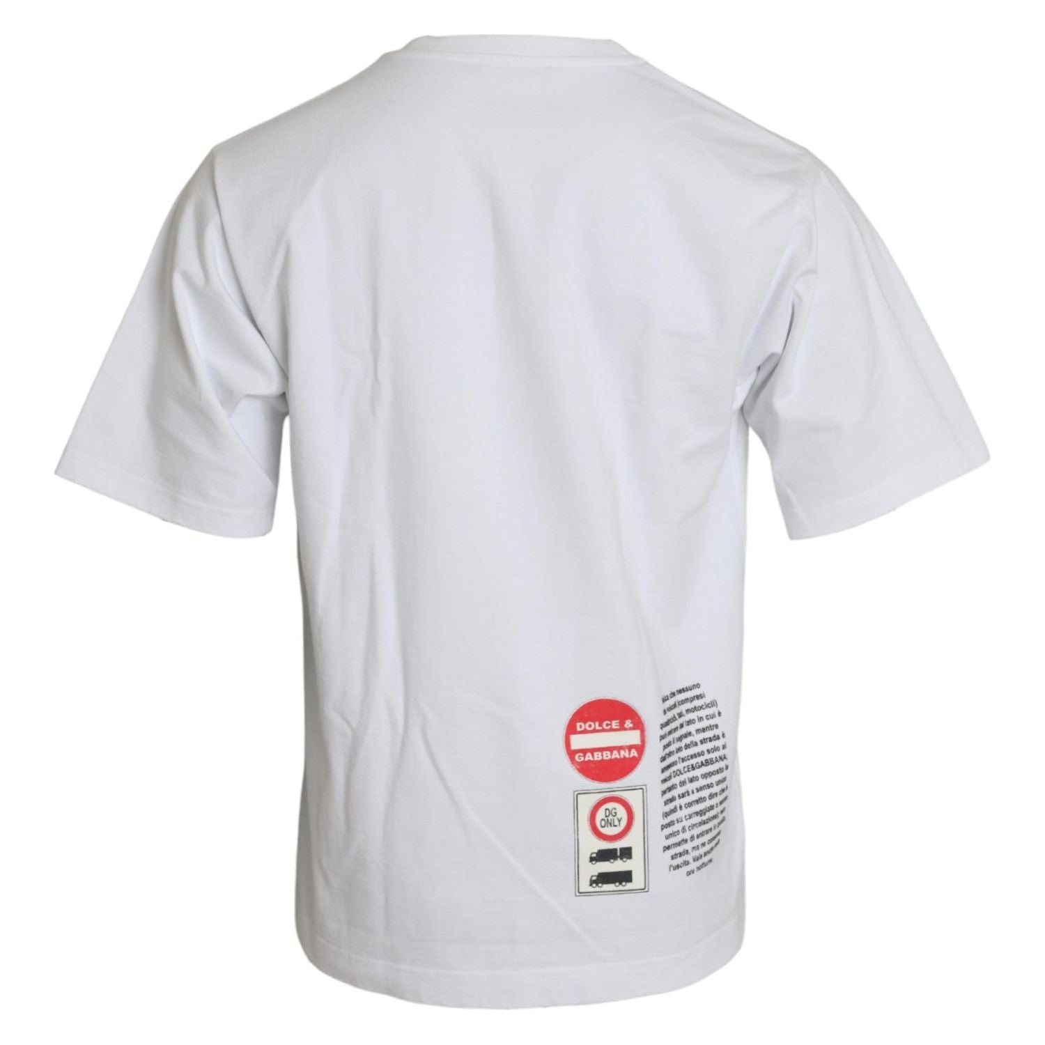 白色 Amor Heart 棉质圆领短袖 T 恤