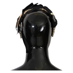 Dolce & Gabbana Clear Crystal Brown Hair Headband Tiara