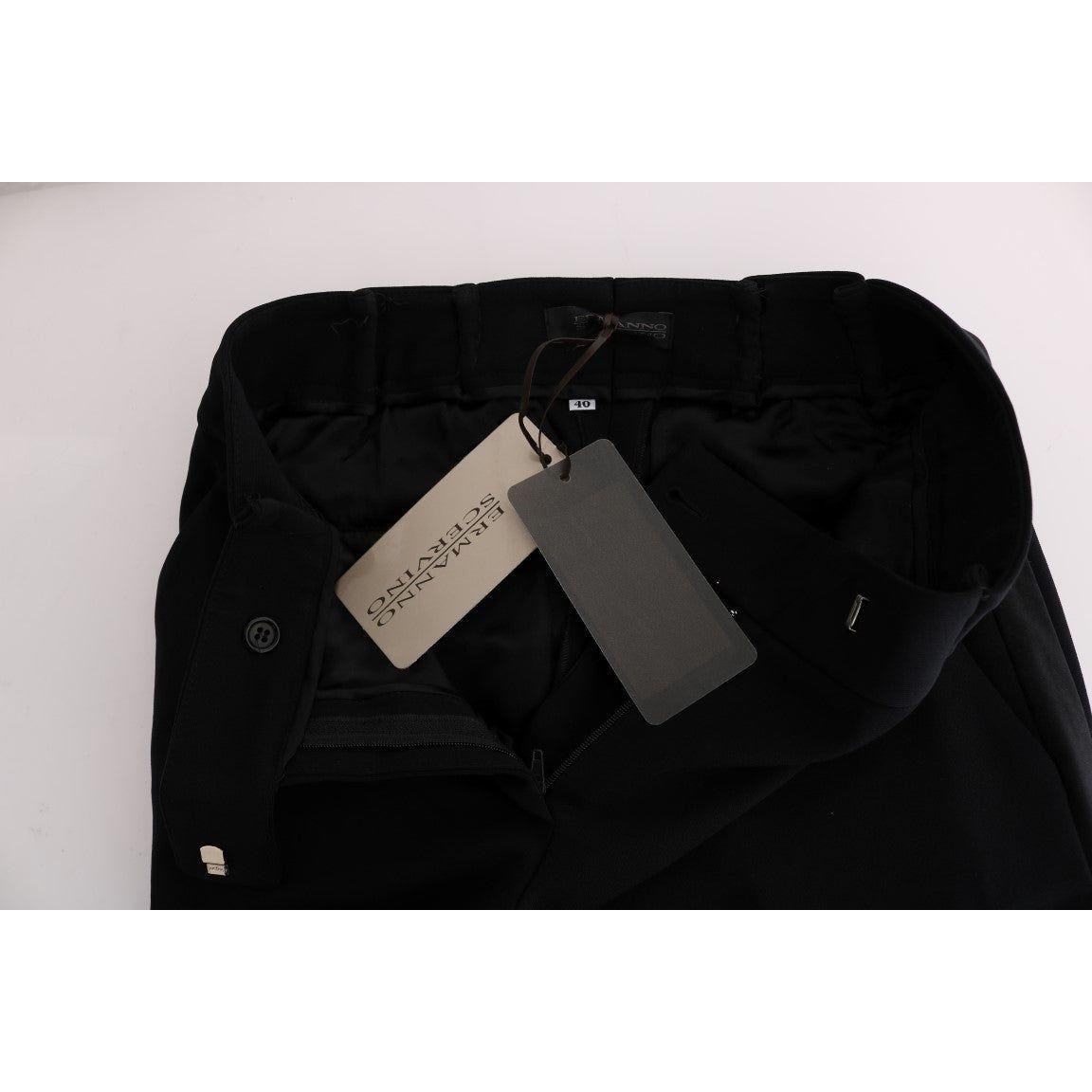 时尚黑色喇叭裤