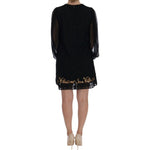 Dolce & Gabbana Black San Valentino Sequined Shift Dress